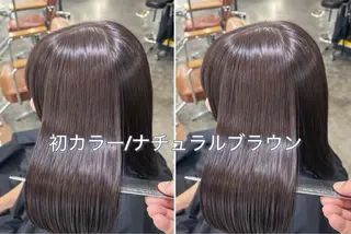 ロング カラー ヘアアレンジ 🌈髪質改善💕 縮毛矯正✨青木まで✨のヘアスタイル