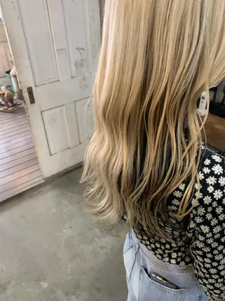 ロング カラー ヘアアレンジ メンズ キッズ 垢抜けカラー ヒロムのヘアスタイル