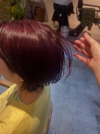 ショート カラー hinano 似合わせ/柔らか🫧のヘアスタイル
