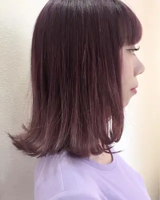 ミディアム カラー 🌸スタイリスト 山浦美恵のヘアスタイル