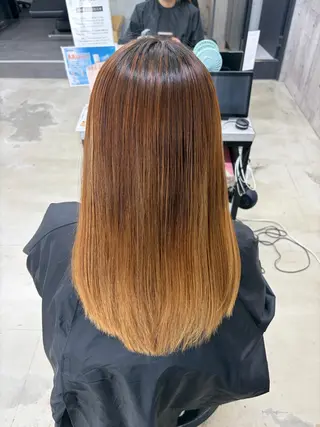 ロング パーマ LUXBE LUCE ひなののヘアスタイル