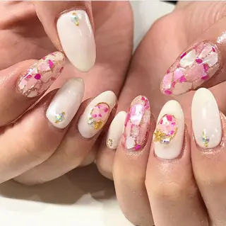 ネイル 渋谷/チップ長さ出し 👑アプレgel-xのネイルデザイン