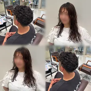 パーマ メンズ はがいふみか/ モデルさん募集中のヘアスタイル