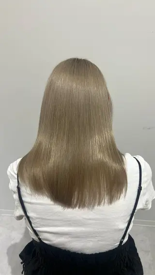 セミロング 🇰🇷韓国ワンホン カラー🎀✨️AYUのヘアスタイル