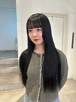 ロング 韓国ヘアメンズ・レデ ィース特化ミクのヘアスタイル