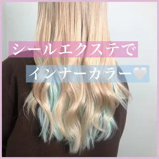 ロング カラー パーマ ヘアアレンジ 八巻 晴香のヘアスタイル