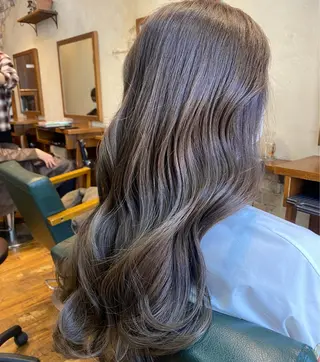ロング カラー マンツーマン 美容師💚コウブチのヘアスタイル