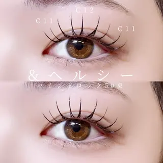マツエク・マツパ 🍒束感まつ毛ෆ sasara🍒のマツエク・マツパデザイン