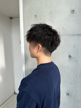 ショート パーマ 👑メンズパーマ👑 中谷 陸のヘアスタイル