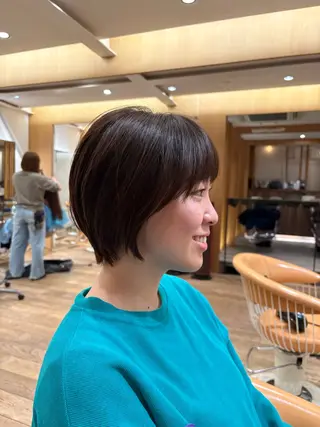 ショート アオキ サキ💫のヘアスタイル