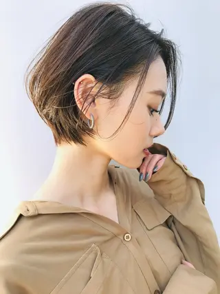 ショート liberte渋谷 officialのヘアスタイル
