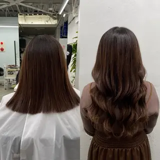 ロング カラー 🧡艶髪/エクステ 🫧🧡YUKI❄️のヘアスタイル