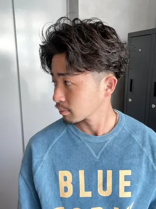 パーマ メンズ BUCKS【天王寺】 バックス【駅30秒】のヘアスタイル