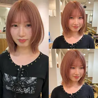ミディアム レイヤーカット🎀 ナンプウ 山村優佳のヘアスタイル