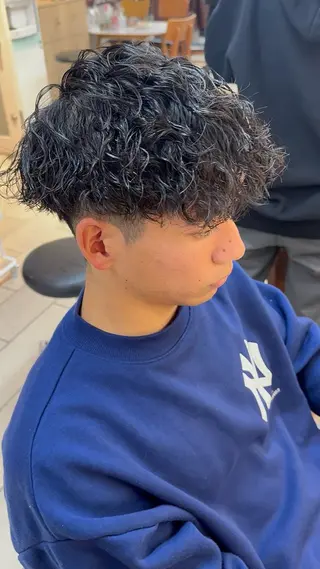パーマ メンズ 🌞塙 湧貴🌞 スパイキーショートのヘアスタイル