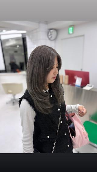 セミロング 💋ブリーチモデル 募集💋suzuneのヘアスタイル