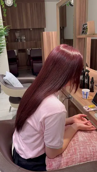 ロング 🦋盛れるレイヤー/ ベージュ/Ryugaのヘアスタイル