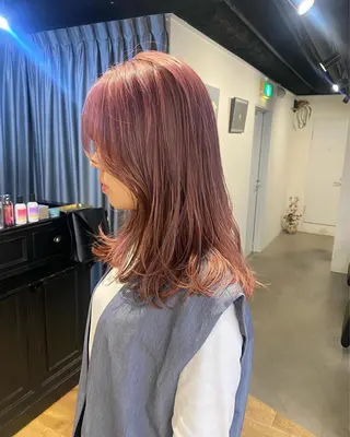 ロング カラー ヘアアレンジ ウルフカット モデル募集中！ミカのヘアスタイル