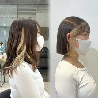 ショート 🎀ミディアムボブ/ 縮毛矯正/ひかりのヘアスタイル