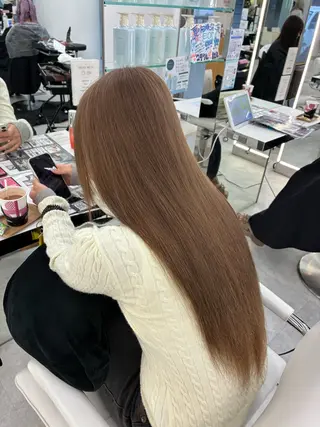 ロング ブリーチ特化✨/ デザインカラー/魁心のヘアスタイル