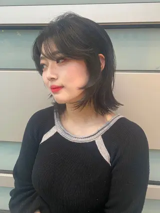 ミディアム カラー mai / linoah˚✧のヘアスタイル