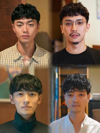 パーマ メンズ メンズショート タチカワユウキのヘアスタイル