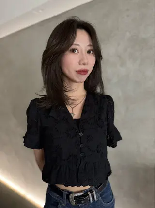 sena⌇ベージュ⌇ ブリーチなしWカラーのヘアスタイル