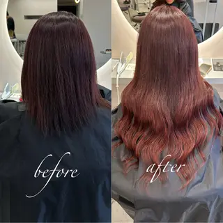 ロング カラー TATSUYA アートディレクターのヘアスタイル