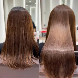 セミロング EIGHT plum TOKIOリミテッドのヘアスタイル