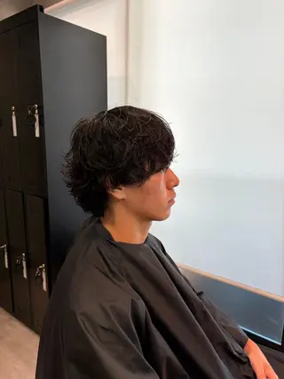 メンズ メンズカット パーマ飯野友喜のヘアスタイル