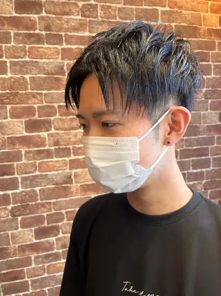 ショート カラー パーマ ヘアアレンジ メンズ キッズ ネイル マツエク・マツパ アイブロウ 久木原 ゆりのヘアスタイル