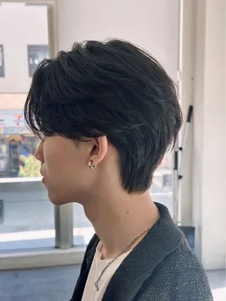 パーマ メンズ 玉置 晴太郎のヘアスタイル