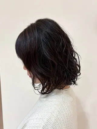 ミディアム 石平 暖のヘアスタイル