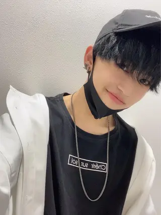 ミディアム カラー パーマ ヘアアレンジ メンズ キッズ メンズ特化美容師 aiの眉毛・アイブロウイメージ
