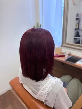 ミディアム カラー ハイトーン/ ピンクカラー🎀ゆいのヘアスタイル