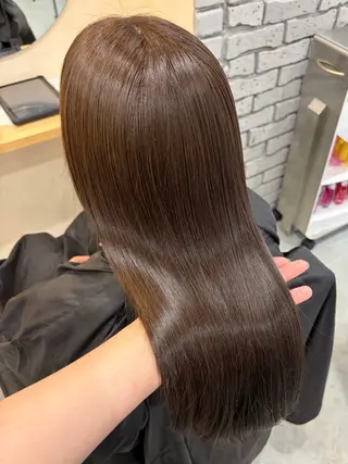 ロング カラー 🎀透明感カラー /ケアブリーチ🎀のヘアスタイル