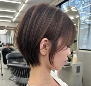 ショート 《髪質改善✖️レイヤ ー🩶》ナオヤのヘアスタイル