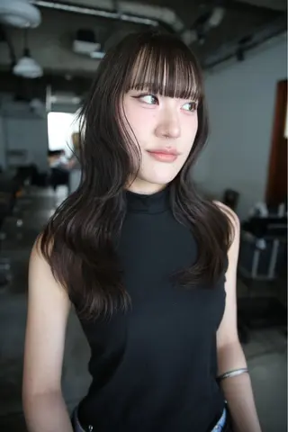 ロング カラー ワンカラー¥3850 /アレンジ/あみ🎶のヘアスタイル