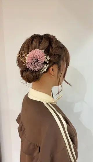 ミディアム ヘアアレンジ 坂本奈都美/Jr.s 🎀のヘアスタイル