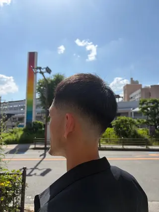 メンズ TIDEHAIR 志羽のヘアスタイル