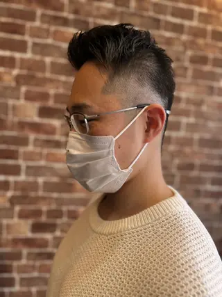 ショート カラー パーマ ヘアアレンジ メンズ キッズ ネイル マツエク・マツパ アイブロウ 久木原 ゆりのヘアスタイル