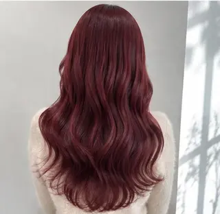 ロング カラー 🍒モテ暖色カラー × うる艶✧ ゆなのヘアスタイル