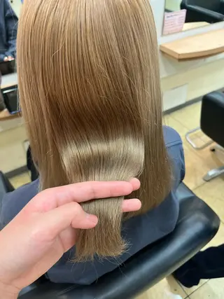 カラー 透明感カラー／ 艶髪／たなべだいのヘアスタイル