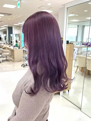 ロング カラー 暖色/ブリーチカラー 🎀 M i k uのヘアスタイル