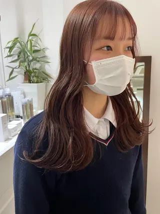 ロング カラー 大人ボブと似合 わせカラー/馬場 翼のヘアスタイル