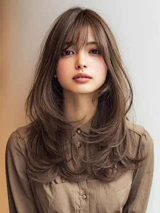 セミロング 艶髪診断で絶対綺麗✨ お悩み解決✨京谷宥✨のヘアスタイル