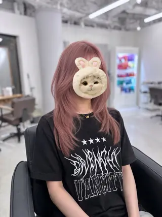 セミロング カラー ❤️‍🔥ハイトーン /レイヤー/IORIのヘアスタイル