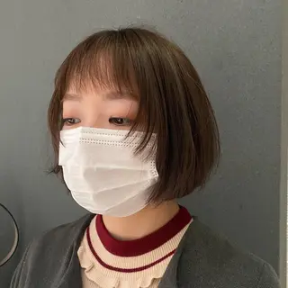 ショート Yuki☺︎パーマ レイヤーカットのヘアスタイル