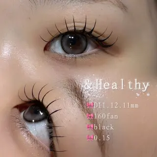 マツエク・マツパ Veil ayakaのマツエク・マツパデザイン