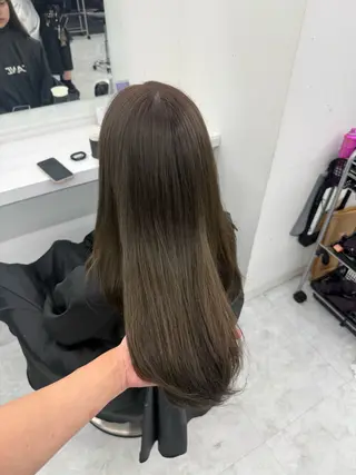 ロング カラー 🥂上品ワンホンヘア 🥂nozomiのヘアスタイル
